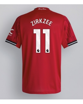 Billige Fotballdrakt Manchester United Joshua Zirkzee #11 Replika Hjemmedrakt 2025-26 Kortermet Billige Fotballdrakt Manchester United Joshua Zirkzee #11 Replika Hjemmedrakt 2025-26 Kortermet
